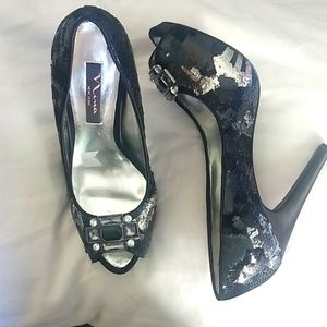 Sequins High Heels